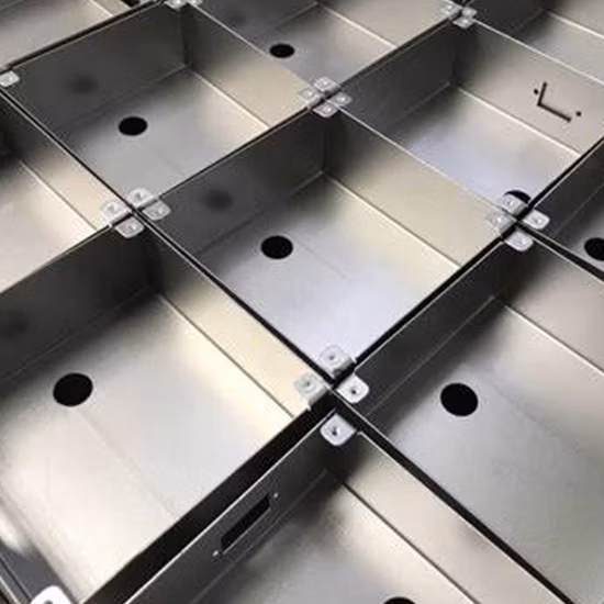 Custom fabricated industrial sheet metal components.